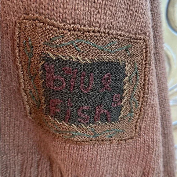 Blue Fish Cozy Brown Knit Cardigan with Pockets - Picture 7 of 11